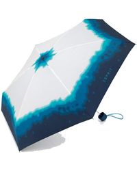 Esprit - Petito Colour Dip blue atoll 50748 Regenschirm Taschenschirm Schirm Schirme - Lyst