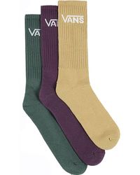 Vans - Classic Crew Pack Of 3 Socks 2024 Antelope - Lyst
