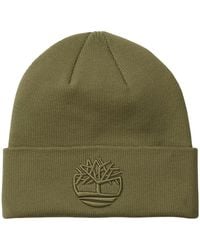 Timberland - Berretto da Uomo con Ricamo Tonal 3D Embroidery Verde Codice TB0A2PJRA58 - Lyst