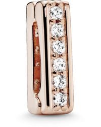 PANDORA - Plaqué or Espaceur pour charms et perles - 787633CZ - Lyst