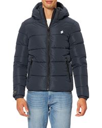 Superdry - S Hooded Sports Puffer Jacket - Lyst