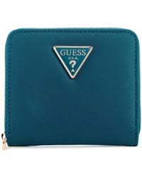 Guess - Eco Gemma Small Zip Around Wallet - Lyst
