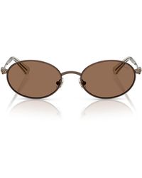 Swarovski - Sk7033 Oval Sunglasses - Lyst