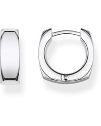 Thomas Sabo - Hoop Earrings Puristic Silver 925 Sterling Silver Cr650-001-21 - Lyst