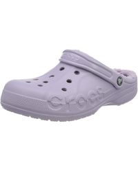 Crocs™ - Classic Lined Warm and Fuzzy Slippers Clog - Lyst