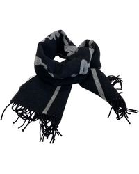 Emporio Armani - A|X ARMANI EXCHANGE Signature Logo Jacquard Wool Mix Scarf Schal für kaltes Wetter - Lyst