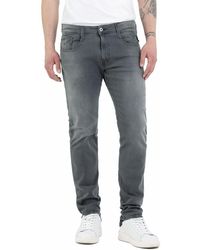 Replay - Jeans Anbass Slim-Fit mit Power Stretch - Lyst