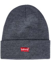 Levi's - RED Batwing Embroidered Slouchy Beanie Strickmütze - Lyst