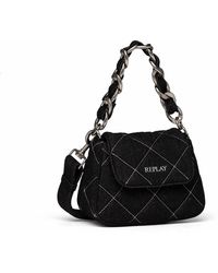 Replay - Women's Handbag Made Of Cotton - Lyst