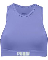 PUMA - Swimwear Racerback Bikini Top - Lyst