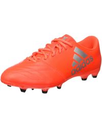 adidas 's X 16.3 Fg Leather Football Boots in Orange for Men - Lyst