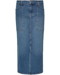 S.oliver - Jeansrock in Midilänge blau 40 - Lyst