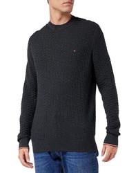 Tommy Hilfiger - Exaggerated Structure Crew Neck Pullovers - Lyst