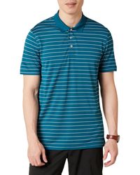 Amazon Essentials - Slim-fit Quick-dry Golf Polo Shirt Korte Mouw Polo Shirts ,blauw - Lyst