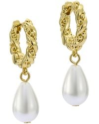 Ted Baker - Tilly Twisted Pearl Drop Earrings For - Lyst