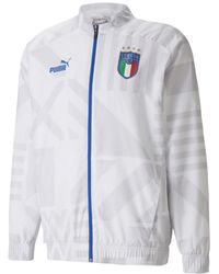 PUMA - Veste de football à crampons pour homme avec fermeture éclair intégrale et évacuation de l'humidité – - Lyst