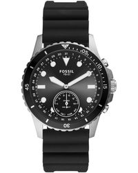 Fossil Hybrid Smartwatch Fenmore mit schwarzem Edelstahlarmband für BQT1103  in Schwarz für Herren | Lyst DE