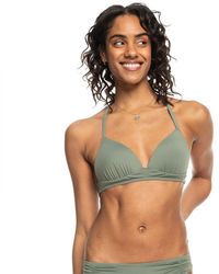 Roxy - SD Beach Classics MOD Mold Tri Parte Superiore del Bikini - Lyst