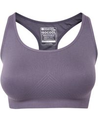 Mountain Warehouse - Antibacterial Seamless Womens Bra - Stretchable, Antichafe Ladies Sports Bra, Racer Back, Lightweight & - Lyst