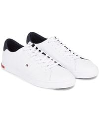 Tommy Hilfiger - Baskets Vulcanisées Essential Leather Detail Chaussures - Lyst