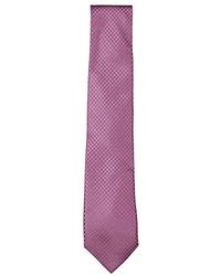 Michael Kors Geometric Rectangular Split Neck Tie Silk Pink Not Applicable - Multicolore