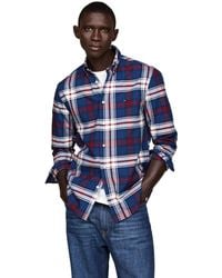 Tommy Hilfiger - Heritage Oxford Tartan Regular Long Sleeve Shirts - Lyst