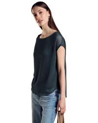 Street One - A321489 2 in 1 Mesh T-Shirt - Lyst