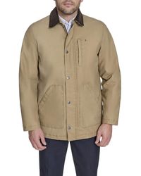 Tommy Hilfiger - Barn Jacket With Corduroy Collar - Lyst