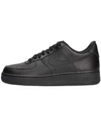 Nike - Air Force 1 '07 Black/black Basketball Shoes 9.5 - Lyst