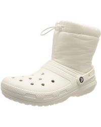 Crocs™ Classic Lined Neo Puff Boot - Blanco