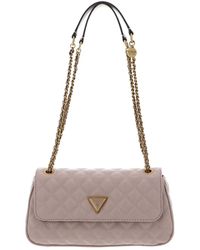 Guess - Giully Convertible Xbody Flap Light Beige - Lyst