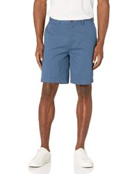 Amazon Essentials Cotton Classic-fit 9 Short in Blue for Men Save 11% Mens Clothing Shorts Formal shorts and chino shorts 