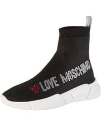 Basket moschino femme Clearance