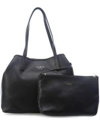 Guess - Womens Vikky Tote Handbags - Lyst