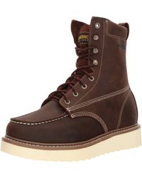 Wolverine - Loader 8" Soft Toe Wedge Work Boot, Brown, 13 3e Us - Lyst
