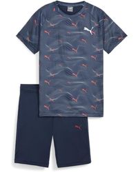 PUMA - Active Sports Aop Shorts Set B Track Suit - Lyst