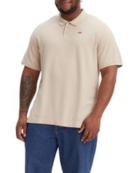Levi's - Big & Tall Housemark Polo T-shirt Nen - Lyst