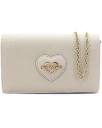 Love Moschino - BORSA SAFFIANO PU AVORIO - Lyst