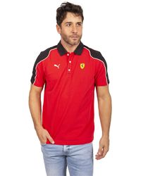 PUMA - Scuderia Ferrari Race Polo T-shirt - Lyst