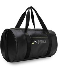 PUMA - Training Essentials S Sports Bag Black-yellow Burst Size X - Lyst