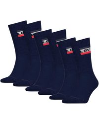 Levi's - 6 Pairs of Levis 144NDL Regular Cut SPR Socks Stockings 902012001 - Lyst