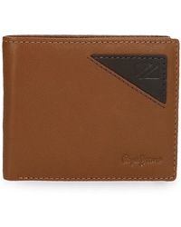 Save 51% Womens Mens Accessories Mens Wallets and cardholders Pepe Jeans Ander Vertical Wallet Black 8,5x10,5x1 Cms Leather 