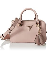 Guess - Brynlee Small Status Satchel - Lyst