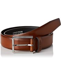 Calvin Klein 3.5cm Bombed Belt Gürtel - Braun
