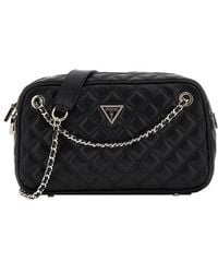 Guess - Giully II Shoulder Satchel Bag Black - Lyst