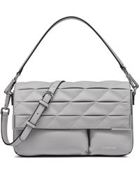 Calvin Klein - Mica Flap Convertible Shoulder Bag - Lyst