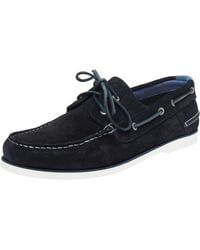 Tommy Hilfiger - Chaussures Bateau TH Boat Shoe Core Suede Daim - Lyst