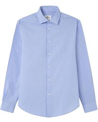 Springfield - Daily Checks Popelin Shirt Camisa De Cuadros - Lyst