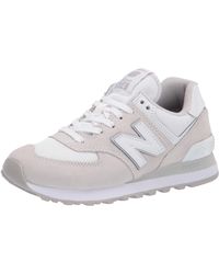 New Balance 574 in Grey/White (Gray) for Men - Lyst