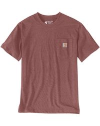 Carhartt - T-Shirt Relaxed Fit Heavyweight Short-Sleeve Pocket - Lyst